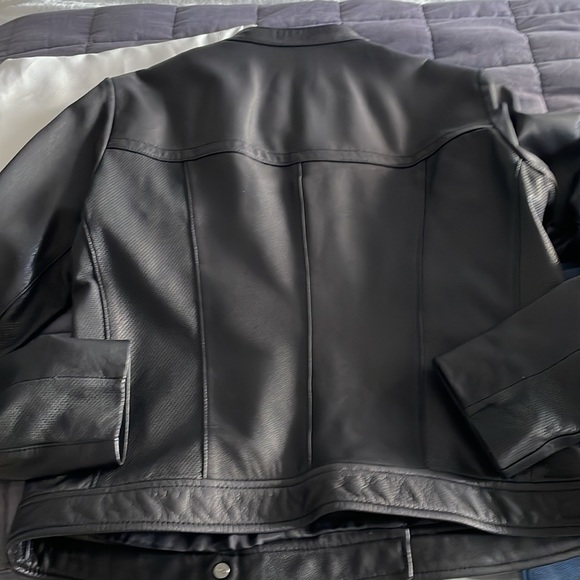 Cole Haan lambskin black leather jacket VGUC - Picture 8 of 8